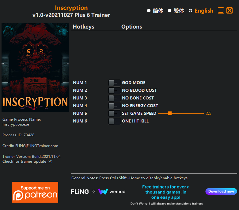 Inscryption Trainer/Cheat