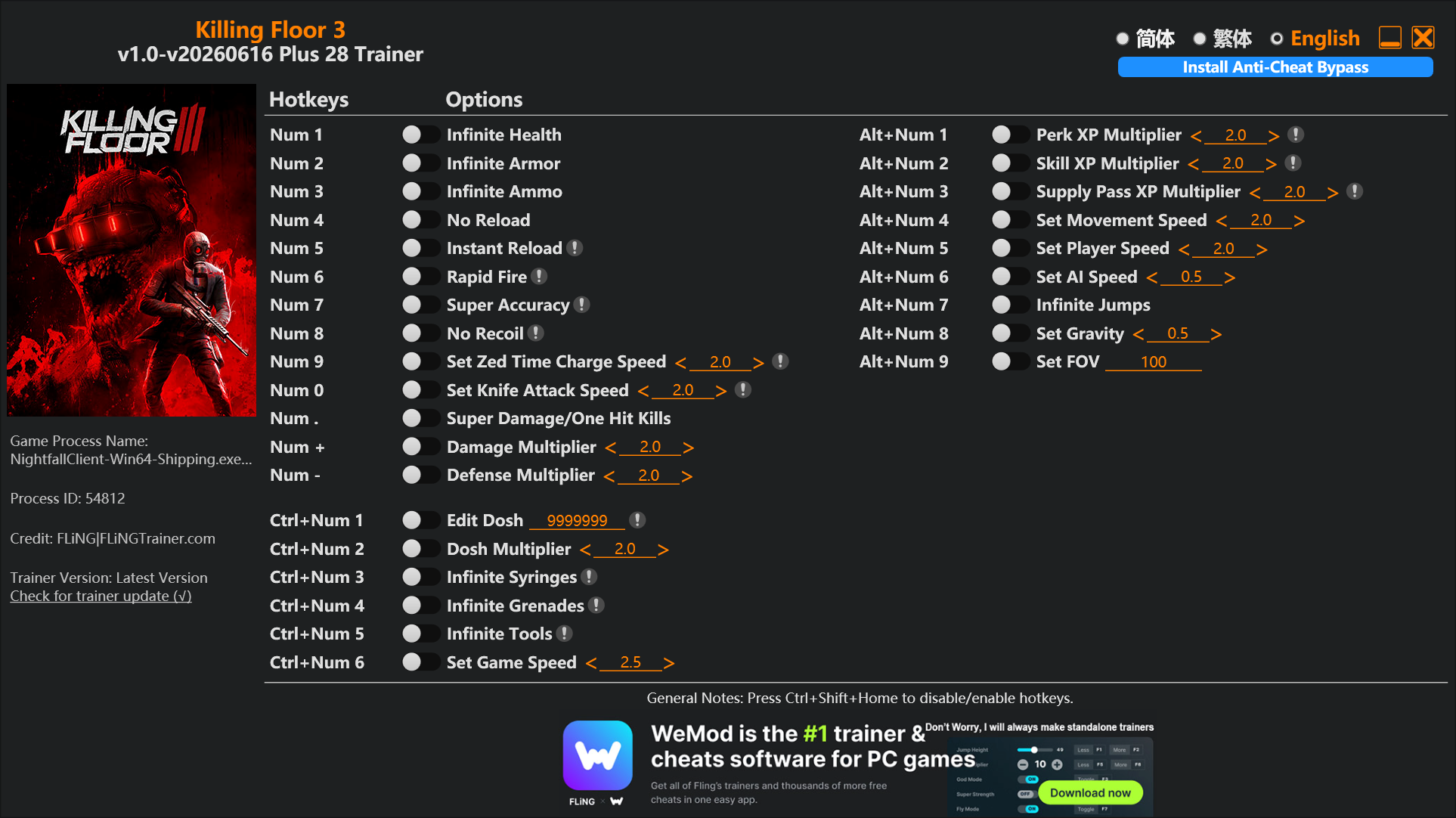 Killing Floor 3 Trainer/Cheat